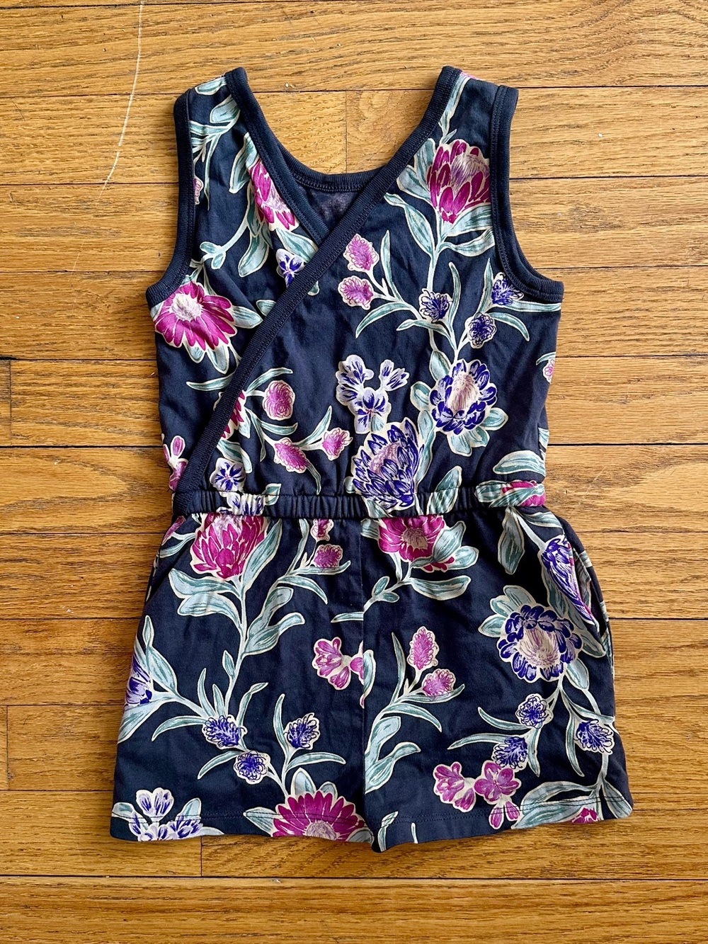 Tea Collection Reversible Wrap Romper Size 4